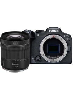 Canon EOS R7 + RF 24-105mm f/4-7.1 IS STM -järjestelmäkamera