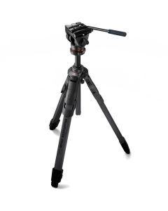 Manfrotto ONE Hybrid Carbon Tripod + 500X Fluid Head -jalustapaketti