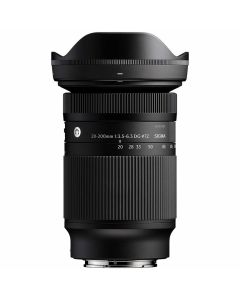 Sigma 20-200mm f/3.5-6.3 C DG -objektiivi, Sony FE