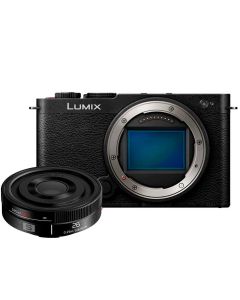 Panasonic Lumix S9 + S 26mm f/8 -järjestelmäkamera, Jet Black