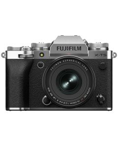 Fujifilm X-T5 + XF 16-50mm f/2.8-4.8 R LM WR -järjestelmäkamera, hopea