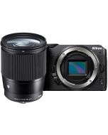 Nikon Z 30 + Sigma 16mm f/1.4 C DC DN -järjestelmäkamera