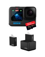 GoPro Hero 12 Black + SanDisk microSDXC 64GB + Dual Battery Charger Kit