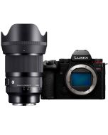 Panasonic Lumix S5 II + Sigma 50mm f/1.4 A DG DN -järjestelmäkamera