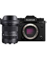 Fujifilm X-T5 + Sigma 18-50mm f/2.8 C DC DN -järjestelmäkamera, musta