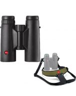 Leica 10X42 Trinovid HD + Neoprene Binocular Sport Strap, vihreä
