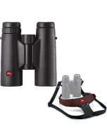 Leica 10X42 Trinovid HD + Neoprene Binocular Sport Strap, ruskea