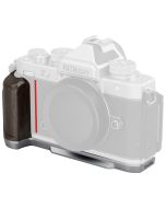 SmallRig 5707 L-Shaped Mount Plate with Wooden Handle, silver (Nikon Z f)