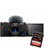 Sony ZV-1 Vlogikamera + SanDisk SDXC Extreme Pro V30 128GB 200MB/s