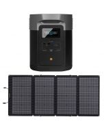 EcoFlow Delta Max (2016Wh) -latausasema + Solar Panel 220W -aurinkopaneeli