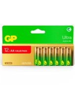 GP Ultra AA Alkaline 15A/LR6 -paristot, 12 kpl