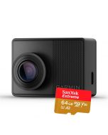 Garmin Dash Cam 67W -autokamera + SanDisk Extreme microSDXC V30 64GB 170MB/s