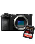 Sony A6700 + SanDisk SDXC Extreme Pro 256GB -järjestelmäkamera