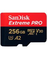 SanDisk Extreme Pro microSDXC A2 V30 256GB 200MB/s -muistikortti + SD-adapteri