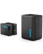 GoPro Dual Battery Charger Kit -laturi + 2x Enduro -akku (Hero 13 Black)