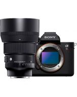 Sony A7R Mark V + Sigma 85mm f/1.4 Art DG DN -järjestelmäkamera