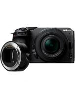 Nikon Z 30 + Z DX 16-50mm f/3.5-6.3 VR -järjestelmäkamera +  FTZ II Adapteri