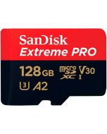 SanDisk Extreme Pro microSDXC A2 V30 128GB 170MB/s -muistikortti + SD-adapteri