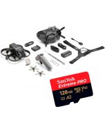 DJI Avata Fly Smart Combo + SanDisk Extreme Pro microSDXC A2 V30 128GB 170MB/s FPV -kuvauskopteri
