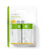 Nedis Alkaline D 1.5V DC -paristo, 2 kpl (LR20)