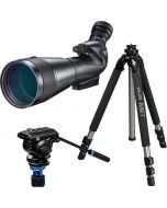 Nikon Prostaff 5 Fieldscope 82A + 20-60X + Slik Pro 700DX + Benro S4Pro