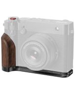 SmallRig 5266 L-Shape Mount Plate with Wooden Handle, musta (Fujifilm GFX100RF)