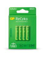 GP ReCyko 4 x AAA 950mAh NiMH -paristo