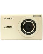 Yashica DigiMate -kompaktikamera, valkoinen
