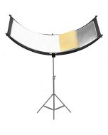 Caruba Curved Face Reflector Pro Kit -heijastinsetti, 180 x 65cm
