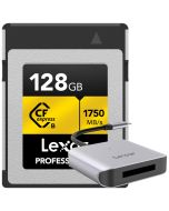 Lexar CFexpress Type B Pro 128GB Gold R1750/W1500 + Card Reader