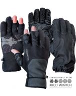 Vallerret Milford Fleece Glove S -kuvaushanskat, musta