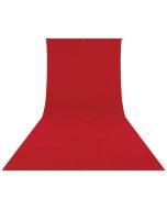 Westcott Wrinkle-Resistant Backdrop -kuvaustausta 2.7 x 6.1m, Scarlet Red