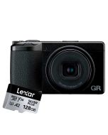 Ricoh GR IV HDF -kompaktikamera + Lexar microSDXC 128GB