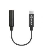 Boya BY-K4 3.5mm TRS naaras - USB-C uros -adapteri