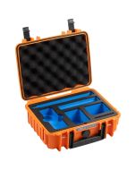B&W Outdoor Case Type 1000, oranssi (Insta360 X4 / X5)