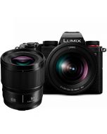 Panasonic Lumix S5 + S 20-60mm f/3.5-5.6 + S 50mm f/1.8 -järjestelmäkamera