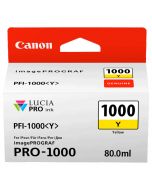 Canon PFI-1000 Y -mustekasetti, keltainen