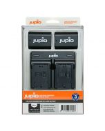 Jupio Value Pack: 2x NP-FZ100 2040mAh + USB Dual Charger -akku/laturikitti