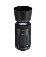 Canon EF-S 55-250mm f/4-5.6 IS STM -objektiivi + ET-63 -vastavalosuoja
