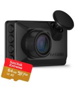 Garmin Dash Cam X110 -autokamera + SanDisk Extreme microSDXC V30 64GB 170MB/s