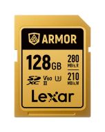 Lexar SDXC ARMOR Gold UHS-II U3 V60 128GB 280MB/s -muistikortti