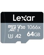 Lexar Pro 1066x microSDXC 64GB Silver UHS-I R160/W70 -muistikortti