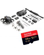 DJI Avata Pro-View Combo + SanDisk Extreme Pro microSDXC A2 V30 128GB 170MB/s FPV -kuvauskopteri