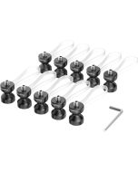 SmallRig 6527 Cable Clamp, musta (10 pcs)