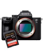 Sony A7 Mark III + SanDisk SDXC Extreme Pro 256GB -järjestelmäkamera