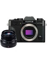Fujifilm X-T30 + XF 35mm f/2 R WR -järjestelmäkamera, musta