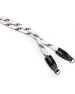 Leica Rope Strap 126cm -kamerahihna, valkoinen/musta