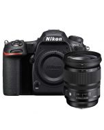 Nikon D500 + Sigma 24-105/4 A DG OS HSM -järjestelmäkamera