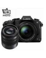 Panasonic Lumix DMC-G80 + 12-60mm OIS + 45-150mm OIS -järjestelmäkamera