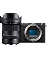 Sony A6400 + Sigma 18-50mm f/2.8 C DC DN -järjestelmäkamera